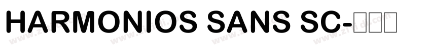 harmonios sans sc字体转换